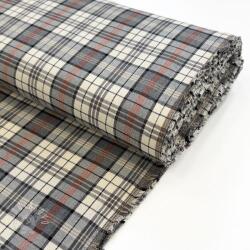  Tartan check ecru/grey/orange