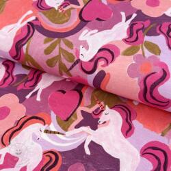  Jersey Unicorns mauve digital print