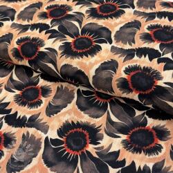  Viszkóz lenvászonnal Sunlower design B digital print