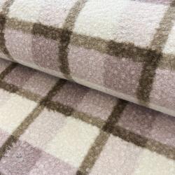  Kabát anyag Bouclé Squares design C