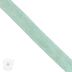  Szegőgumi glitter 20 mm mint