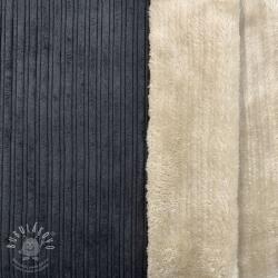  Kordbársony Cofur fleece black