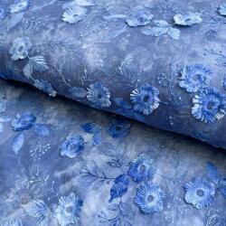  Pamutvászon TIE DYE EMBROIDERY Poppy design L