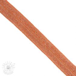  Szegőgumi glitter 20 mm orange