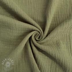  Dupla géz/muszlin moss green ORGANIC