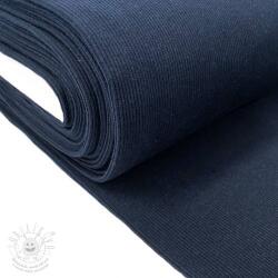  Körkötött passzé RIB nagyon sötétkék ORGANIC