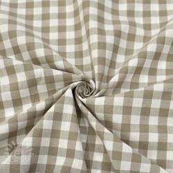  Pamutvászon Check sand