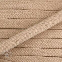  Pamut zsinór lapos 15 mm beige
