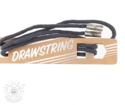  Kapucni zsinór fém végekkel 115 cm HEAD2 dark grey