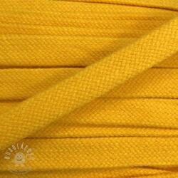  Pamut zsinór lapos 15 mm yellow