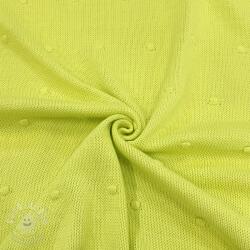  Pulóver anyag BIG KNIT DOT bright green