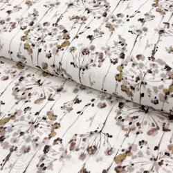  Viszkóz lenvászonnal Agapanthus design D digital print