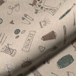  Dekorációs anyag Linenlook Sewing Doodle Craft