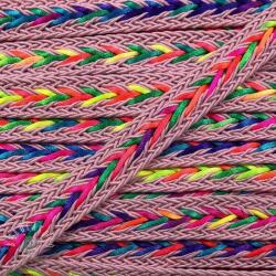  Kötött zsinór NEON rose