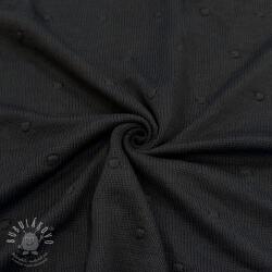  Pulóver anyag BIG KNIT DOT black