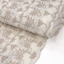  Pamutvászon EMBROIDERY Lilian ecru