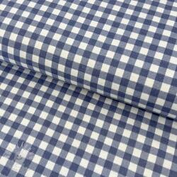  Pamutvászon FLANNEL Check blue