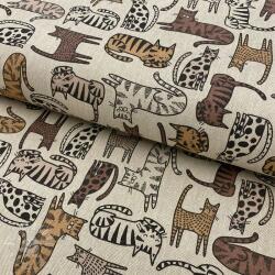  Dekorációs anyag Linenlook Cat wildlife art