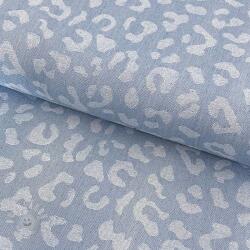  JEANS JACQUARD Animal skin light blue