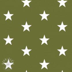  Pamutvászon Stars green