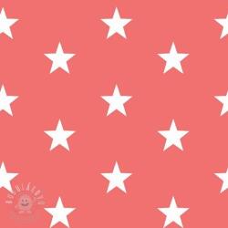  Pamutvászon Stars coral