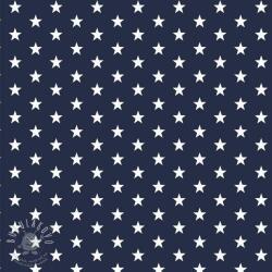  Pamutvászon Petit stars navy