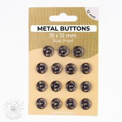  Patentozó szett METAL 12 mm anthracite