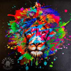  Műbőr KARIA Lion splash PANEL