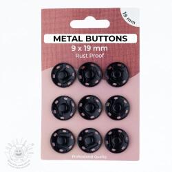  Patentozó szett METAL 19 mm black