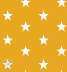  Pamutvászon Stars yellow