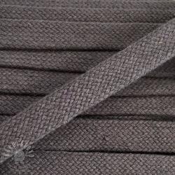  Pamut zsinór lapos 15 mm dark grey