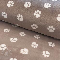  Wellness Fleece Dog paw beige