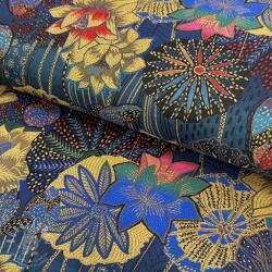  Dekorációs anyag jacquard Opium allover bleu