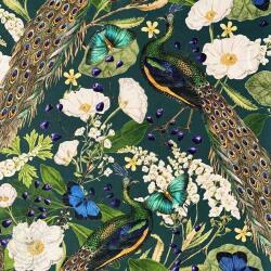  Dekorációs anyag premium Peacock butterfly chique digital print