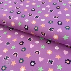  Pamutvászon Love mauve