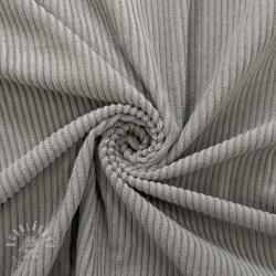  Kordbársony 6W COTTON TOUCH light grey