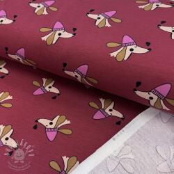  Szabadidő anyag Dogs and hearts red