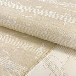  Dekorációs anyag jacquard Music notes lyrics metallic