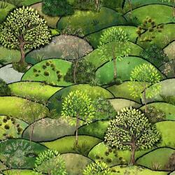  Dekorációs anyag Forest hill spring digital print