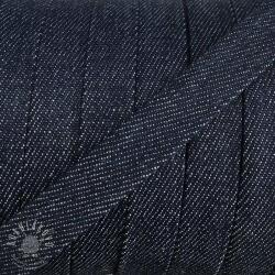  Pamut zsinór lapos 15 mm Denim navy