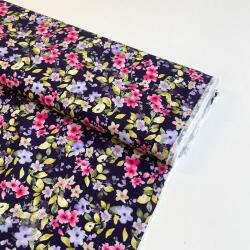  Viszkóz RADIANCE Flower Uma navy digital print