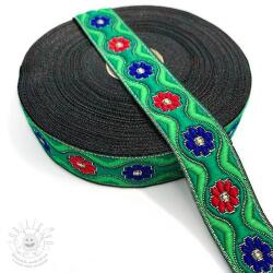  Jacquard Lovely flowers green