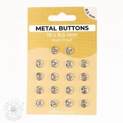  Patentozó szett METAL 8, 5 mm silver