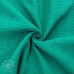  Dupla géz/muszlin dark teal ORGANIC
