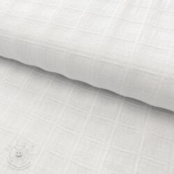  Pamutvászon EMBROIDERY DOBBY Square white