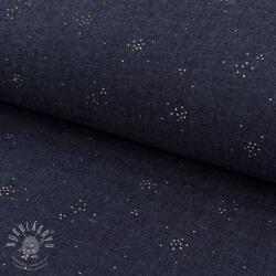  Pamutvászon JEANS Glitter small dots