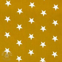  Pamutvászon Stars ochre