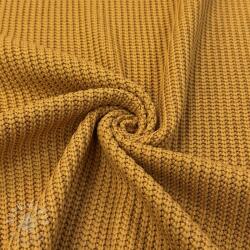  Pulóver anyag BIG KNIT mustard