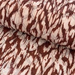  Steppelt anyag Blurry Ikat brown