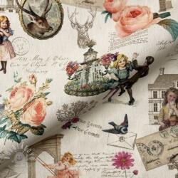  Dekorációs anyag premium Linenlook Poetry Romantic Scene digital print